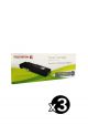 Genuine Fuji Xerox CT202033 Black Toner - 11000 pages ea. Value Pack (3 Black)