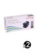 Genuine Fuji Xerox CT202264 Black Toner Value Pack of 2- 2000 pages  (2 Black)