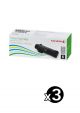 Genuine Fuji Xerox CT202610 Black Toner - 6000 pages ea. Value Pack (3 Black) 