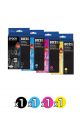 Genuine Epson 802XL High Yield Ink Cartridge Value Pack of 4 (1 Black + 1 Cyan + 1 Magenta + 1 Yellow)