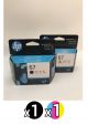 Genuine HP Ink Cartridge Value Pack of 2 (1 Black + 1 Colour)