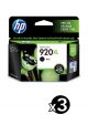 Genuine HP 920BXL Value Pack ( 3 Black)