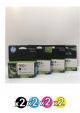 Genuine HP High Yield Ink Cartridge Value Pack of 8 (2 Black + 2 Cyan + 2 Magenta + 2 Yellow)