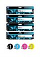 Genuine HP Ink Cartridge Value Pack of 4 (1 Black + 1 Cyan + 1 Magenta + 1 Yellow)