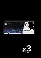 Genuine HP 134X W1340X Value Pack of 3 (3 Black )