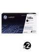 Genuine HP 148A W1480A Value Pack of 2 ( 2 Black )