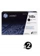 Genuine HP 148X W1480X Value Pack of 2 ( 2 Black )