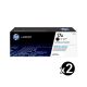 Genuine HP CF217A (17A) Value Pack (2 Black)