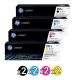 Genuine HP CF400X-CF403X (201X) 8 Value Pack (2 Black + 2 Cyan + 2 Magenta + 2 Yellow)