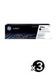 Genuine HP #206X Black Toner Value Pack W2110X ( 3 Black )