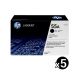 Genuine HP CE255A (55A) Value Pack (5 Black)
