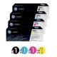 Genuine HP CE410X + CE411A-CE413A (305X 305A) Value Pack (1 Black + 1 Cyan + 1 Magenta + 1 Yellow)