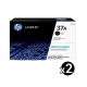 Genuine HP CF237A (37A) Value Pack (2 Black)
