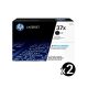 Genuine HP CF237X (37X) Value Pack (2 Black)