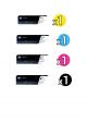 Genuine HP #410X Toner Value Pack of 4 ( 1 Black + 1 Cyan + 1 Magenta + 1 Yellow )