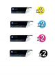 Genuine HP #410X Toner Value Pack of 8 ( 2 Black + 2 Cyan + 2 Magenta + 2 Yellow )