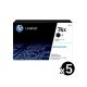 Genuine HP Toner CF276X (76X) Value Pack  (5 Black)