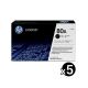 Genuine HP CF280A (80A) Value Pack (5 Black)