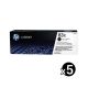Genuine HP CF283X (83X) Value Pack (5 Black)