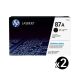 Genuine HP CF287A (87A) Value Pack (2 Black)