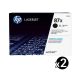 Genuine HP CF287X (87X) Value Pack (2 Black)