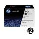 Genuine HP CE390A (90A) Value Pack (2 Black)
