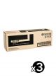 Genuine Kyocera TK-134 Black Toner - 7200 pages Value Pack (3 Black)