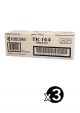 Genuine Kyocera TK-144 Black Toner FS-1100 - 4000 pages Value Pack (3 Black)