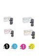 Genuine Kyocera K5234 Toner Value Pack of 4 (1 Black + 1 Cyan + 1 Magenta + 1 Yellow)