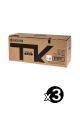 Genuine Kyocera K5274 Toner Value Pack of 3 (3 Black)