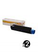 Genuine Oki B432EHY Black Extra High Yield Value Pack of 2 ( 2 Black ) ( 45807112 )