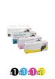 Genuine Fuji Xerox CT201591-201594 Toner Value Pack (1 Black + 1 Cyan + 1 Magenta + 1 Yellow)