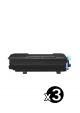 Compatible Kyocera TK-3404 Value Pack of 3 ( 3 Black )