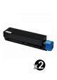Compatible Oki B431 Black High Yield Value Pack of 2 ( 2 Black ) ( 44917603 )