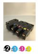 Compatible Fuji Xerox CT201591-201594 Toner Value Pack (2 Black + 1 Cyan + 1 Magenta + 1 Yellow)