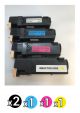 Compatible Fuji Xerox CT201632-201635 Toner Value Pack (2 Black + 1 Cyan + 1 Magenta + 1 Yellow)