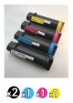 Compatible Fuji Xerox CT202610-202613 Toner Value Pack (2 Black + 1 Cyan + 1 Magenta + 1 Yellow)